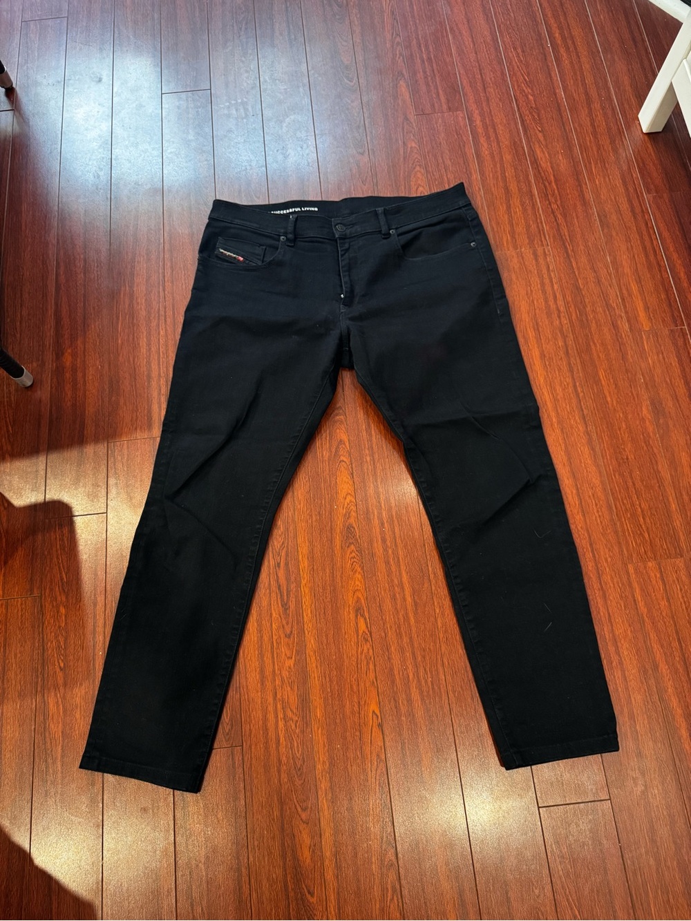 Diesel 2019-D Strukt 36W Men's Black Slim Fit Jeans